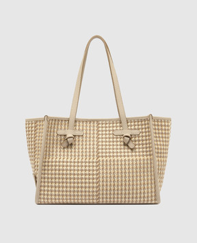 Gianni Chiarini Beige Marcella patterned tote bag BS6849COMMMSQ