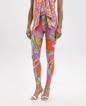 PUCCI Pink printed leggings 6HTT206H735