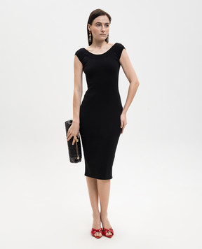 Versace Black dress with an open back 10243991A17409
