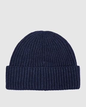 Brunello Cucinelli Blue cashmere hat M2293900