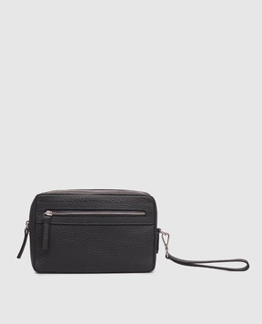 Enrico Mandelli Blue leather clutch 02HAND7213