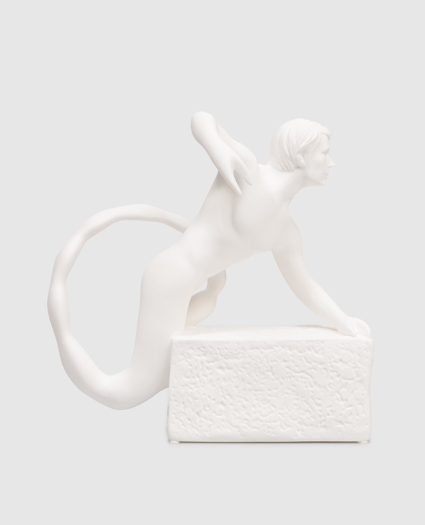 

Decorative porcelain figurine Zodiac Scorpio man Palais Royal, White