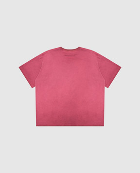 Maison Margiela MM6 Children's pink T-shirt with logo print M61114MM08T