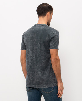 Dolce&Gabbana Grey T-shirt with logo print G8RN8TG7POI