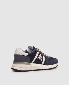 Premiata Blue Lander combination sneakers LANDER
