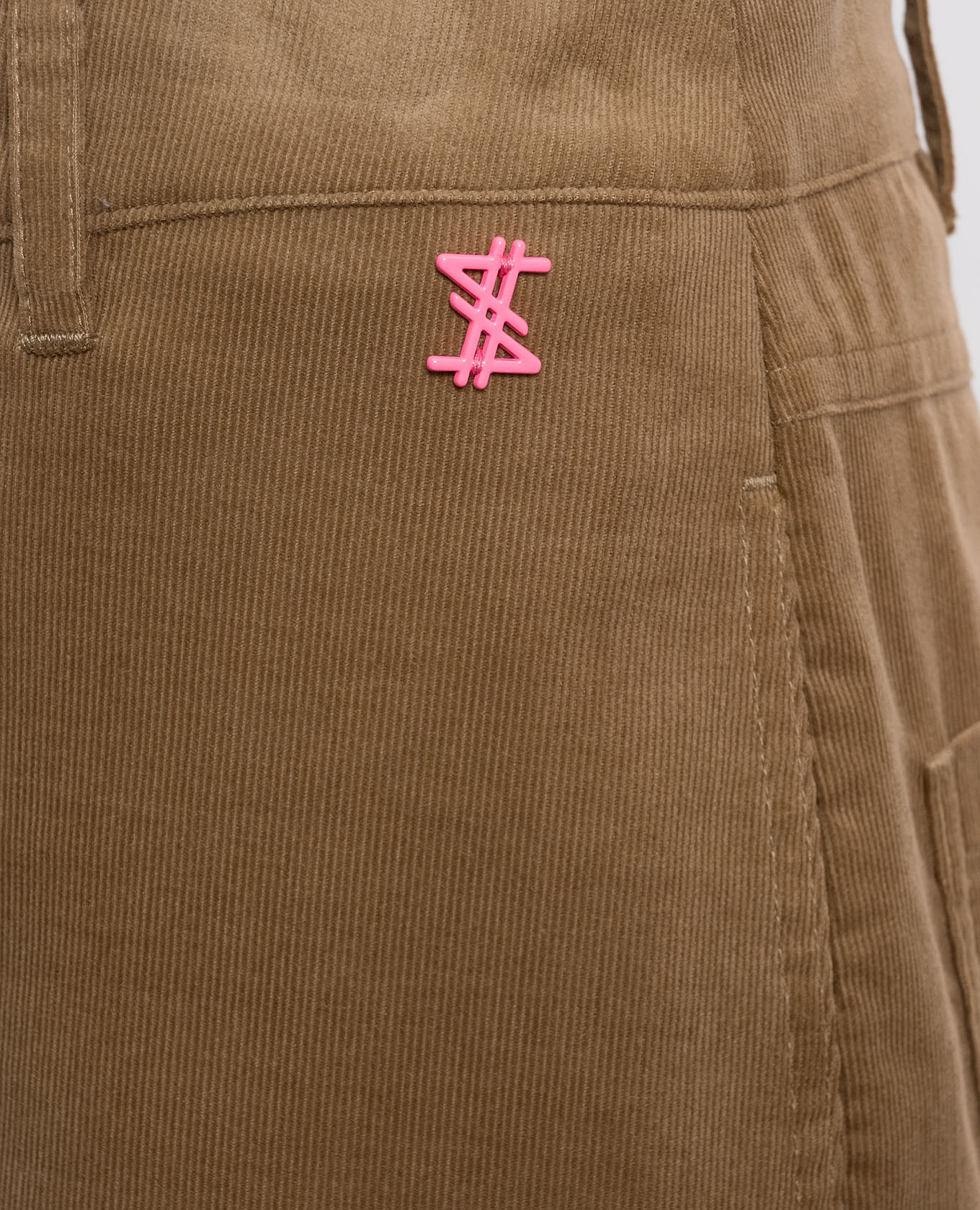 Brown velvet pants Twinset 5