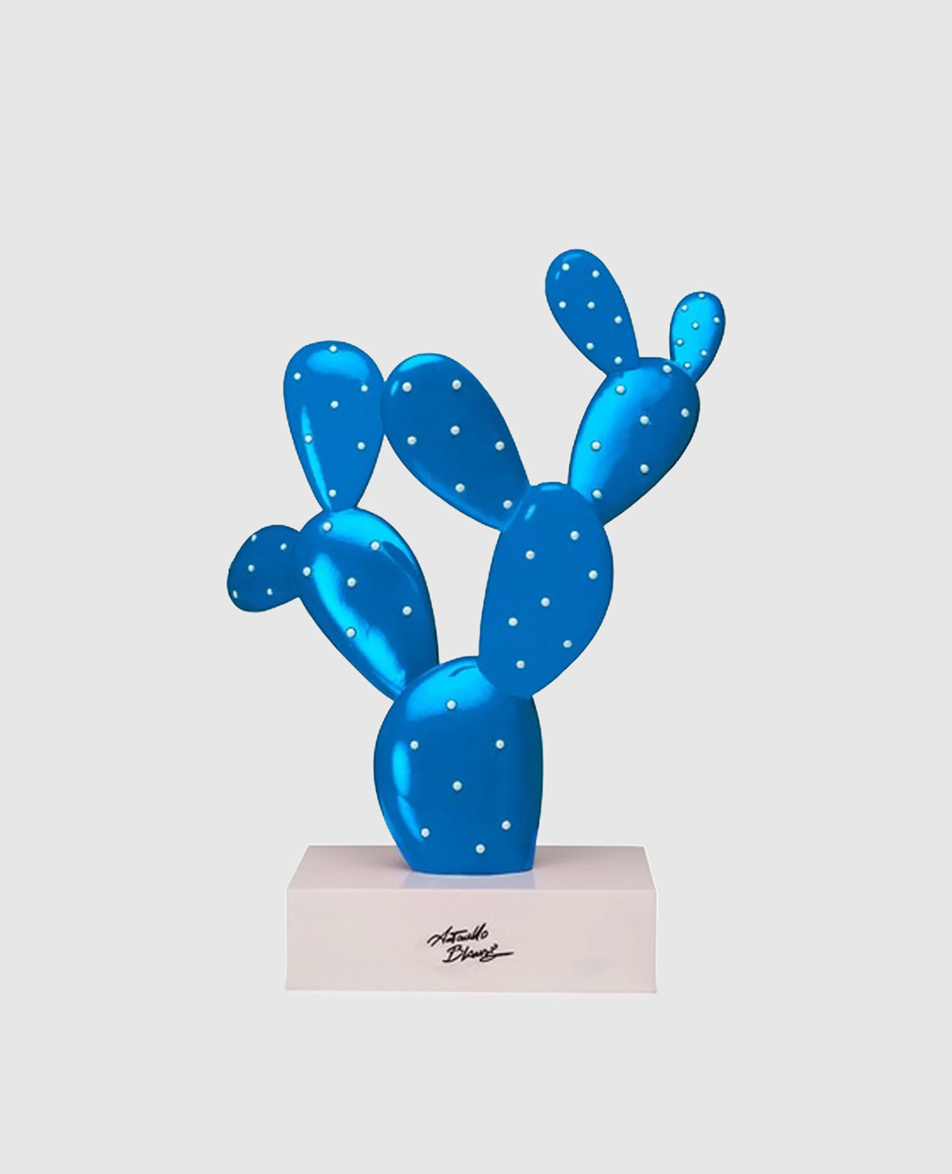 

Blue decorative cactus figurine Palais Royal