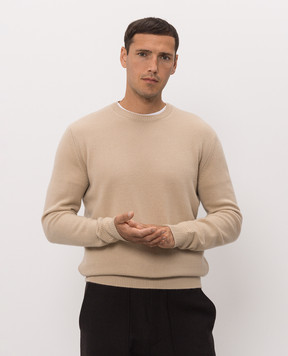 Brett Johnson Beige cashmere sweater FW26K26LPCHSEL