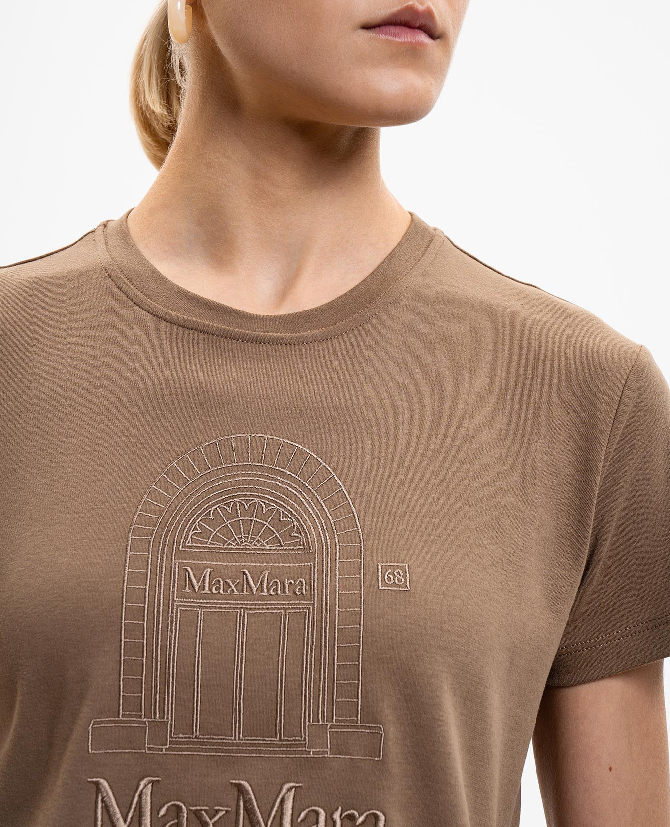 

Brown T-shirt SMMBELLA Max Mara