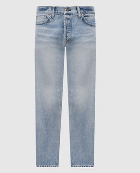 Tom Ford Blue jeans with logo patch DPH003DMC099