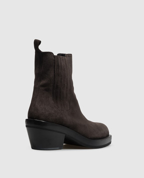 AGL Brown suede ankle boots MOTA MOTABEAT
