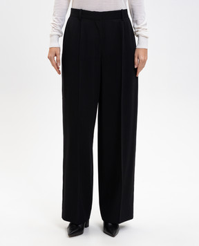 Toteme Black pants with wool 254WRB0303FB0475