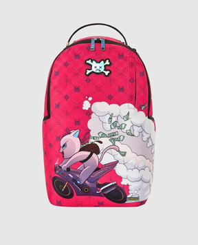 Sprayground Children's pink backpack KITTY CASH - SPEED DEMON 910B8521NSZ