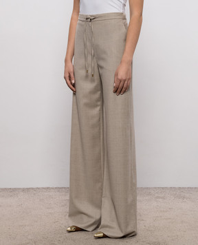 Max Mara Beige RECENTE wool pants MSTRECENTE