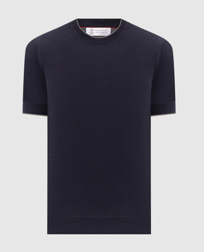 Brunello Cucinelli Blue T-shirt M29805200