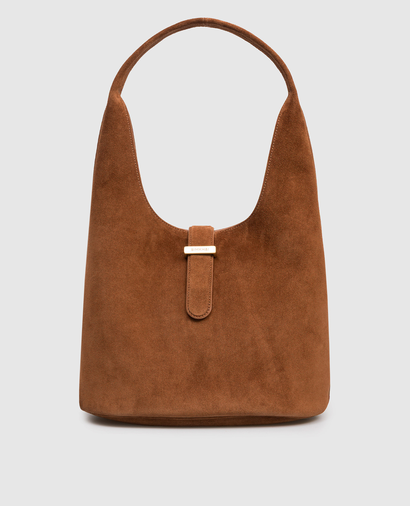 

Khai brown suede hobo bag Simkhai