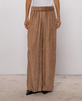 Peserico Brown corduroy pants A0405202246