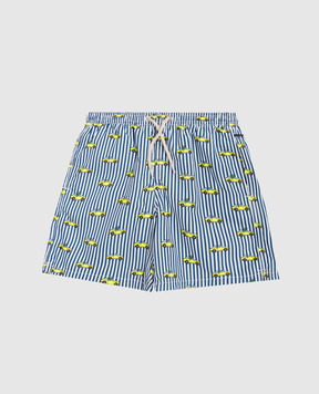 MC2 SAINT BARTH Jean Lighting Kids' Printed Swim Shorts JEA000402519L