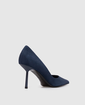 Le Silla Bella blue suede shoes 4215C080BMPPVEP