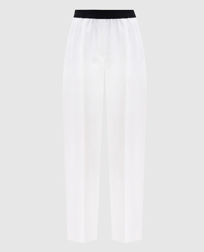 Loulou de Saison White linen pants TAKAROALDS