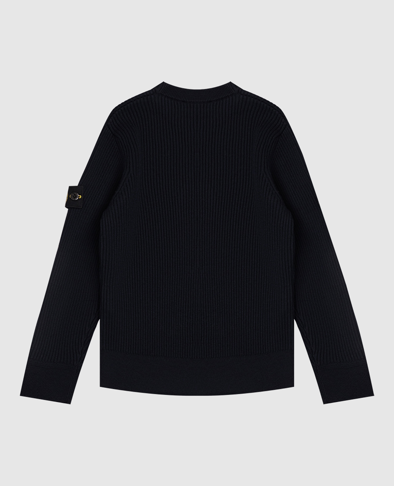 

Children's blue wool sweater with logo Stone Island