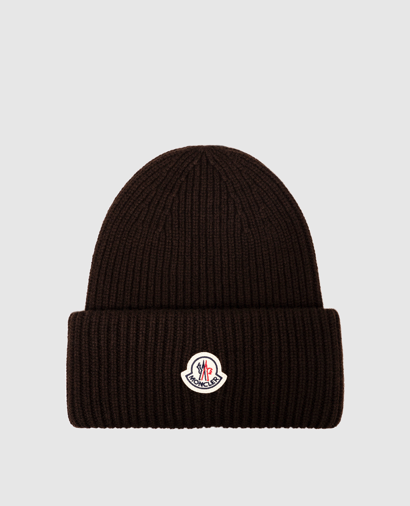 

Brown wool and cashmere hat Moncler