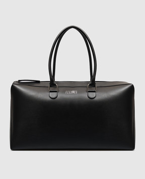 Maison Margiela MM6 Black leather travel bag Bauletto SB6WI0009P9061