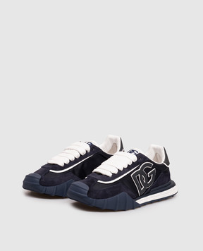 Dolce&Gabbana Dg Athletic blue combination sneakers CS2384A0864