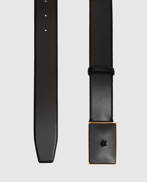 Thierry Mugler Black leather belt COM10AC00859012