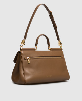 Dolce&Gabbana Brown leather bag My Sicily BB7782B7321