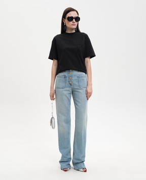 Valentino Blue jeans with logo patch 8B0DD23LA92