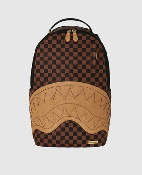 Sprayground Children's brown backpack CHESS NOT CHECKERS 910B8592NSZ