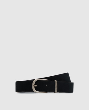 Juun.j Black belt with logo engraving JC688ZP135
