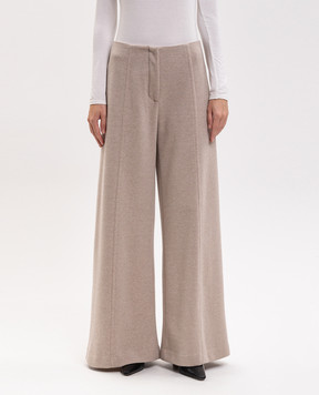 MooRER Beige TERYS wool and cashmere pants TERYSMRW