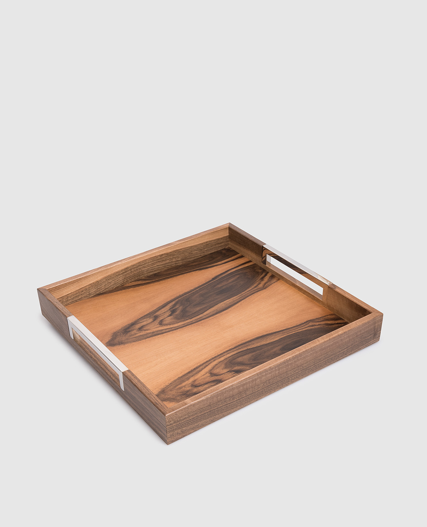 

PiGreco brown wooden tray Broggi 1818