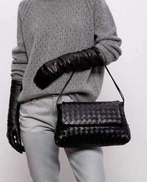 Bottega Veneta Black leather Giorno bag 857657V3IV0