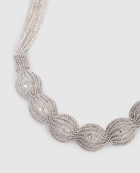 Peserico Silver necklace with monil chain E35521C0CC820