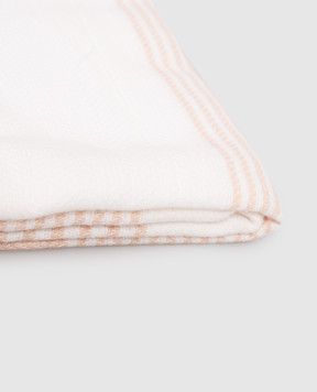 L'appartement White towel KARINA with stripes KARINAPESTEMAL