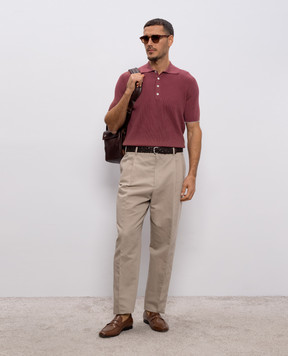 Brunello Cucinelli Pink polo M29400025