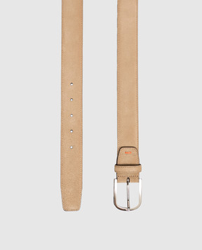 Santoni Beige suede belt CM35VC003C58EACD