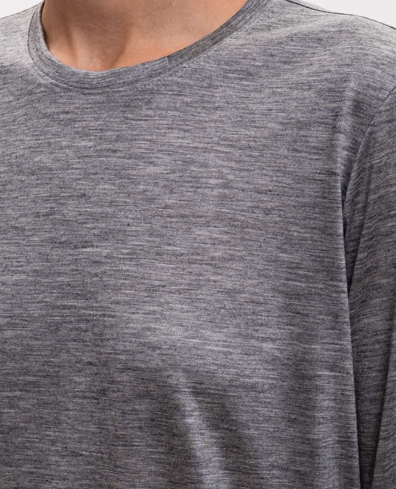 Gray cashmere longsleeve Marco Pescarolo 5