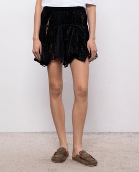 JW Anderson Black lace pleated skirt SK0209PG1912