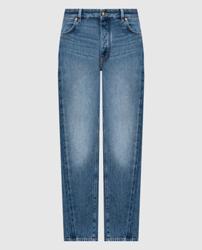 Givenchy Blue jeans with logo patch BM51P95YD3