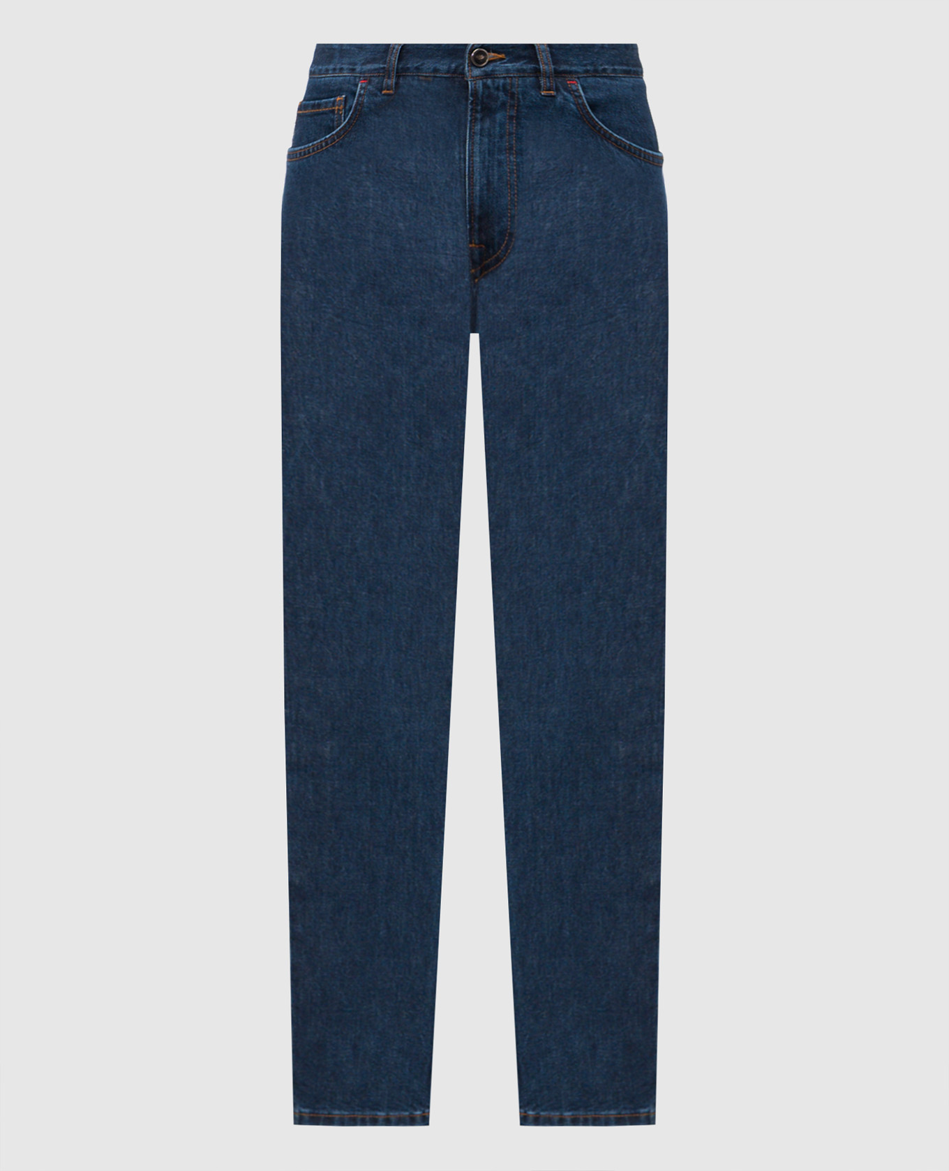 Blue jeans with a patch