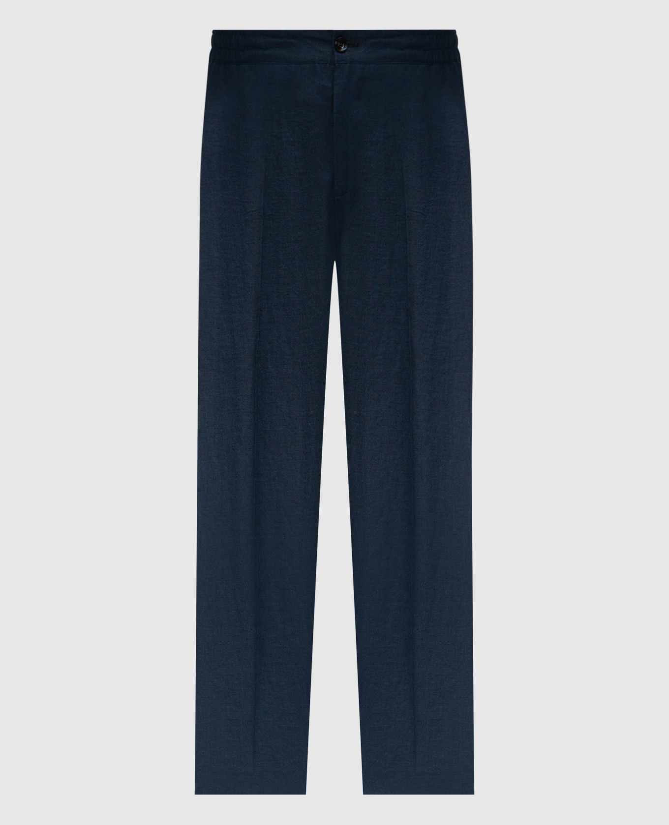 Blue linen pants