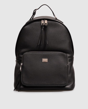 Dolce&Gabbana Vittoria black leather backpack BM2727A0370