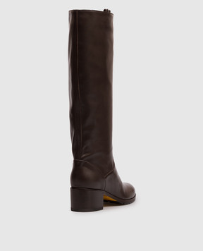 Doucal's Brown leather boots DD8831ROXAUF214