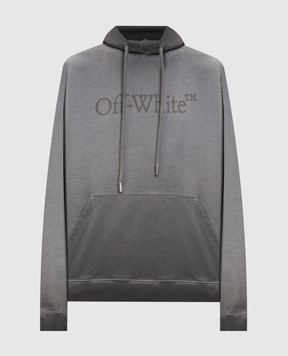Off-White Grey hoodie with logo 2BB06DF25FLE001