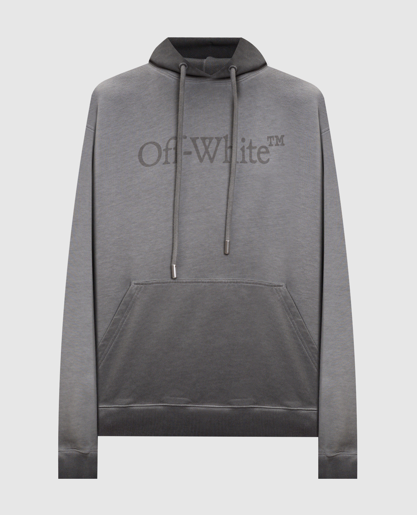 Grey hoodie with logo Off-White