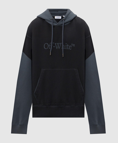 Hoodie met negatieve print